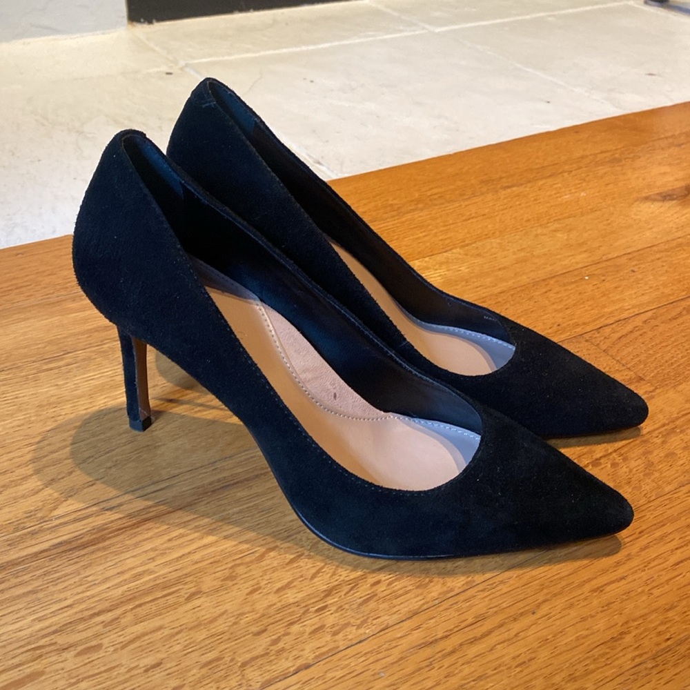 Black Suede Heels
